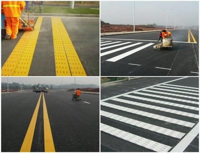 济宁济宁道路划线，热熔标线